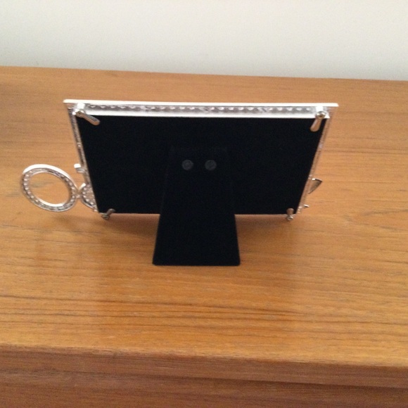 GOLDEN ANNIVERSARY PHOTO FRAME 6" X  4 " SILVER with SPARKLIG  BEADS - Picture 4 of 4